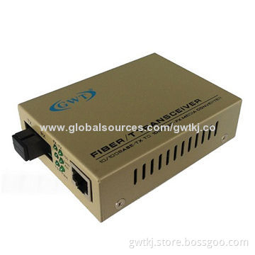 10/100M media converter, single fiber 100m, SC/FC/ST/LC optical ports are available